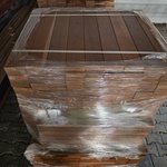 Ca. 432x Ipé Planken Geschaafd Country Grade, 27x90mm, lengte 217/65cm